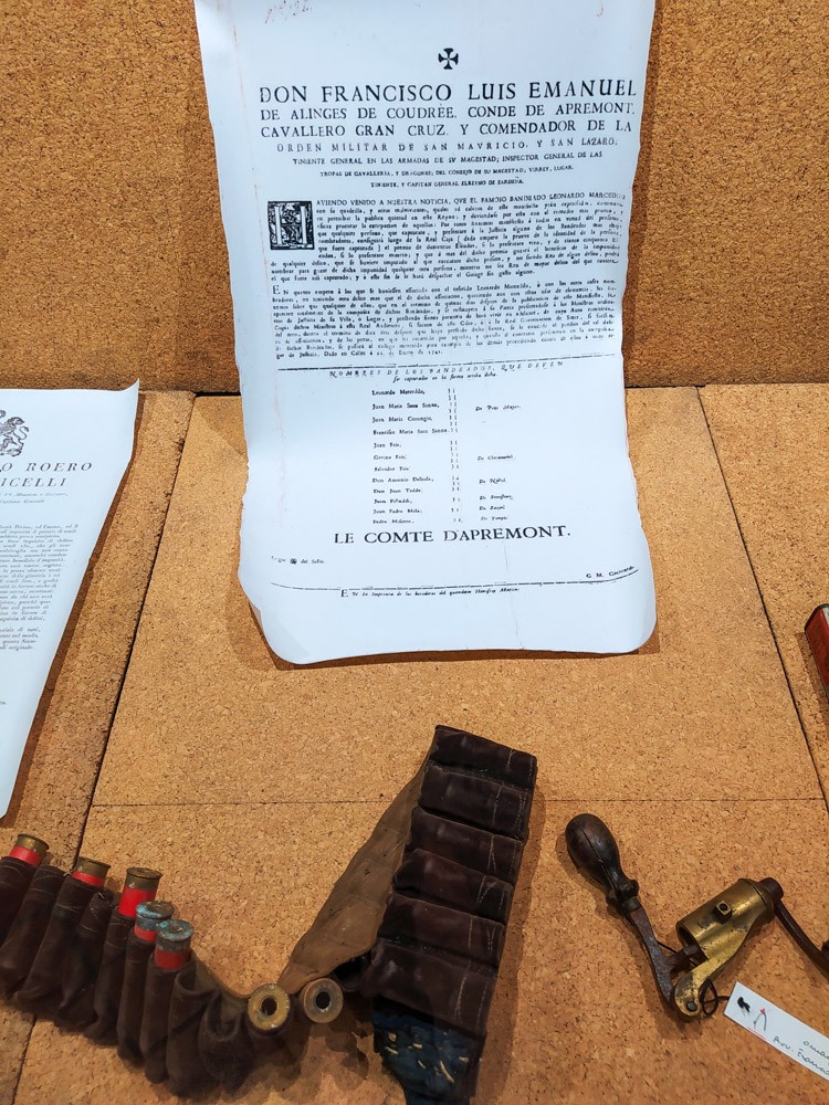 museo banditismo sardegna