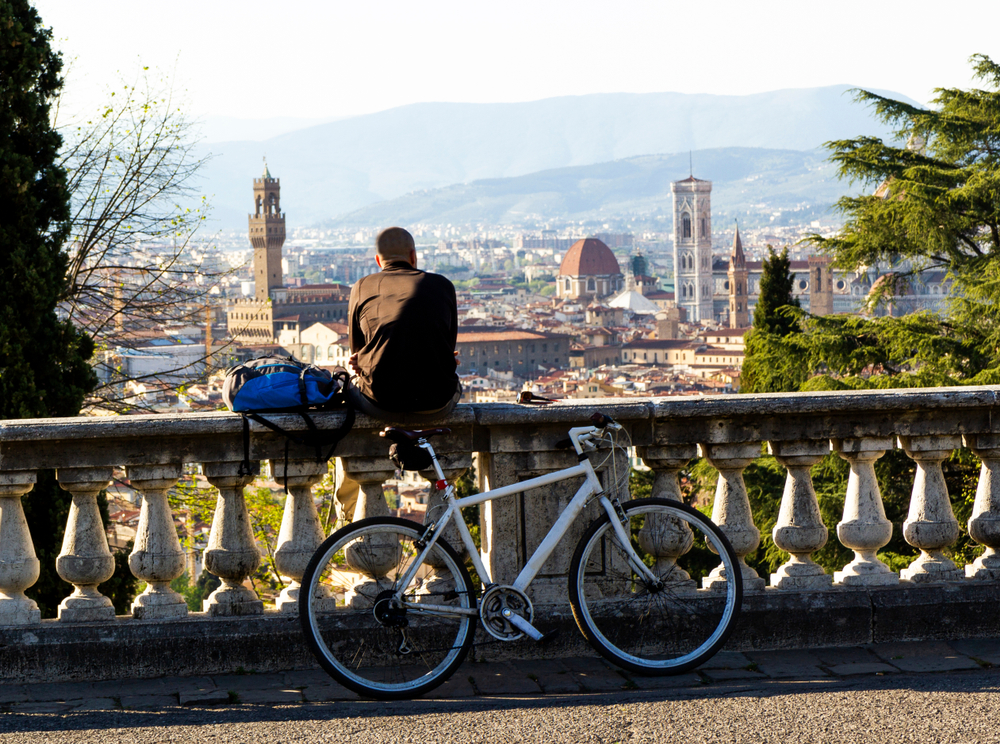 bicicletta piazza michelangelo firenze