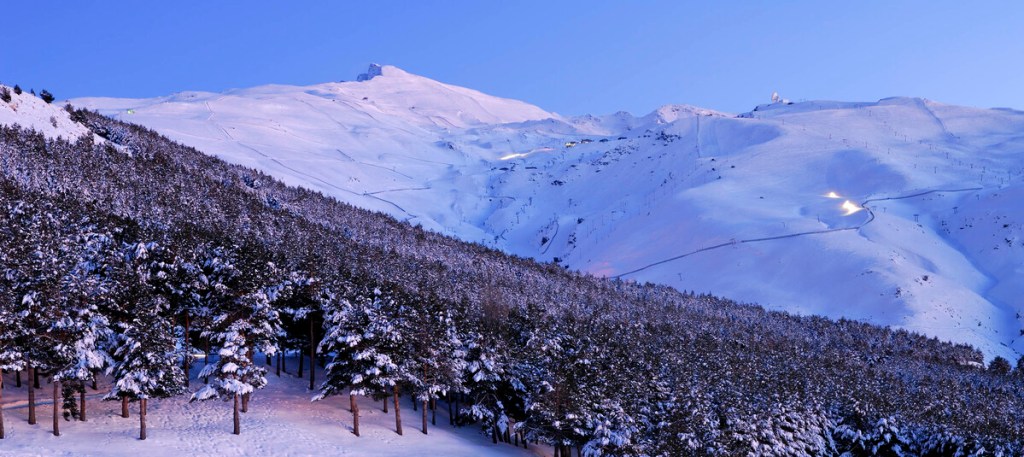 sierra nevada atardecer