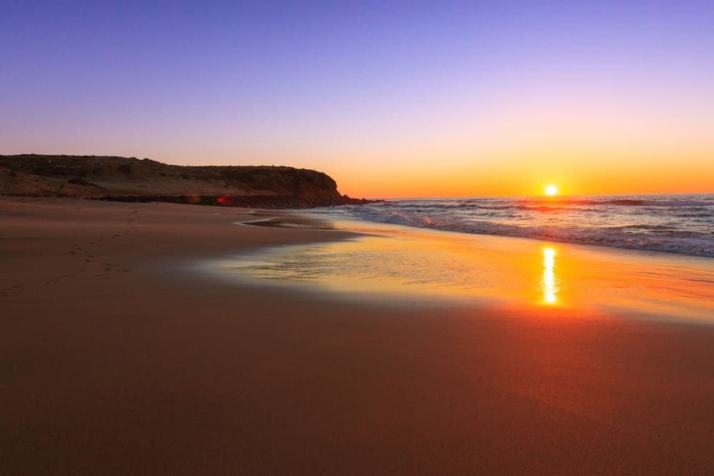playa el cotillo fuerteventura puesta sol